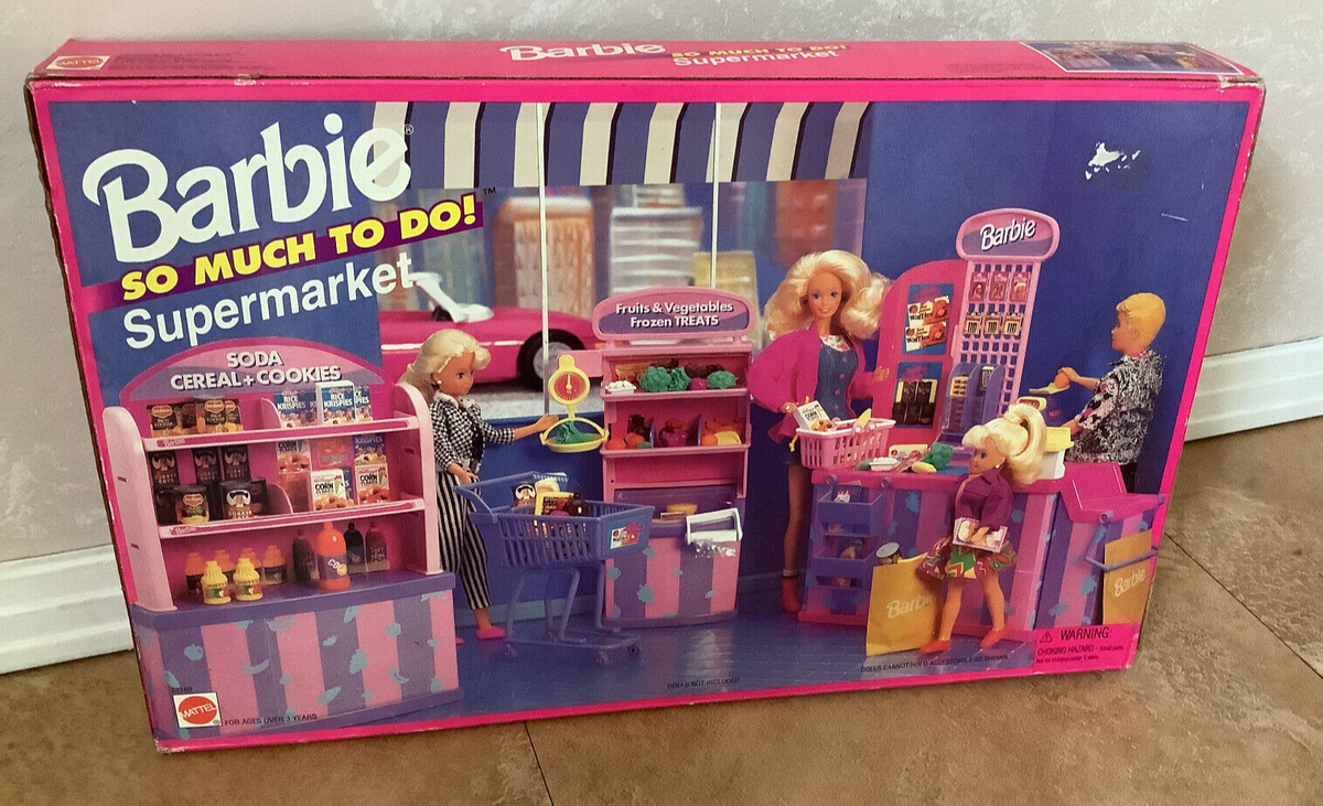 RARE! 1995 Barbie So Much To Do! SUPERMARKET Mattel 67160 vintage