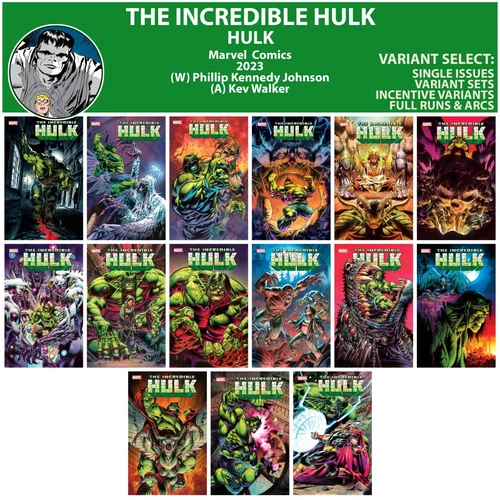Incredible Hulk (2023) 2 5 10-20 21 22 23 24 25 TP Marvel Comics COVER SELECT