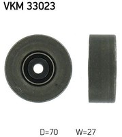 SKF VKM 33023 Umlenk-/FüHrungsrolle, Keilrippenriemen FüR CitroËN Peugeot