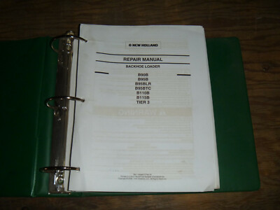 New Holland B90B B95B B95BLR Tier 3 Backhoe Loader Shop Service Repair Manual
