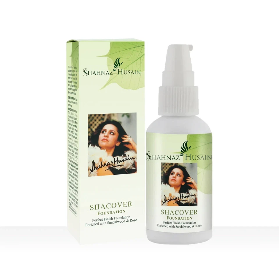 Base Shahnaz Husain Shacover - 50 g/color marrón claro/textura cremosa Foto 2 de 3