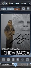 Topps Star Wars Digital Card Trader White Dual Perceptions 2020 Rise Chewie Sig