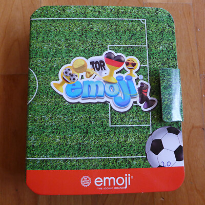 Sammelalbum + 20 Figuren Box Aldi Emoji Fussball EM 2021 Komplettset der Emojis