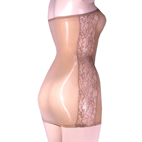 Glänzendes Glänzendes Durchsichtiges Kleid Figurbetontes Kleid Röhrenkleid : - Picture 19 of 23