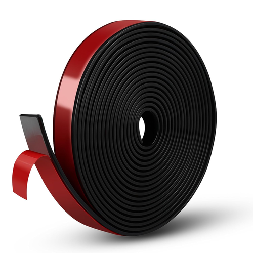 Neoprene Rubber Strips, 1/2" Wide X 1/16" Thick X 115" Long Adhesive Solid Rubbe - Picture 12 of 12