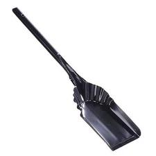 Fulton Fireplace Ash Shovel, Black Steel,  21 x 5 x 9.25 Inches Deep, USA Made