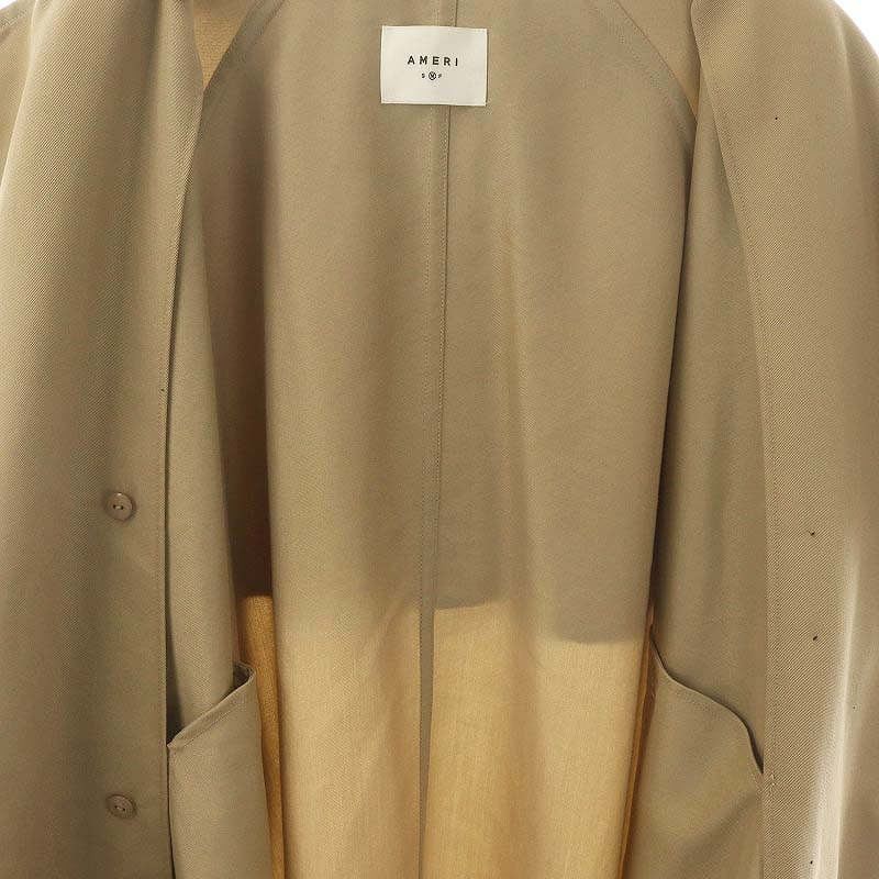 Ameri VINTAGE 24SS Multi-Way Long Trench Vest Bei… - image 3