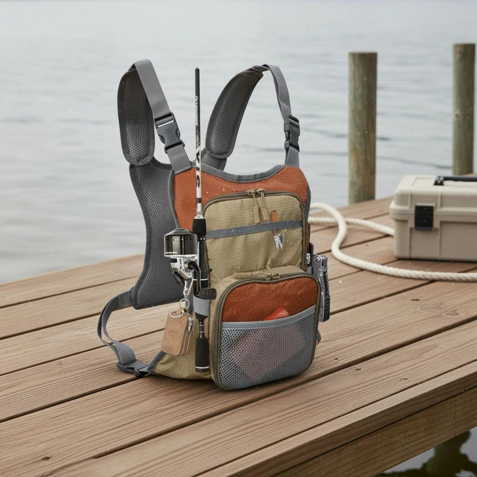 Fly Fishing Chest Bag Lightweight Fly Fishing Vest Pack Hands Unrestricted