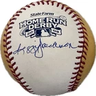 Reggie Jackson Signed 2008 Home Run Derby Baseball BAS Witness Auto Yankees