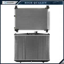 Aluminum Radiator & AC Condenser Cooling Kit For 2017-2019 Toyota Highlander