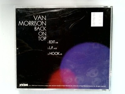 Van Morrison - Back On Top (CD, 1999) Promo