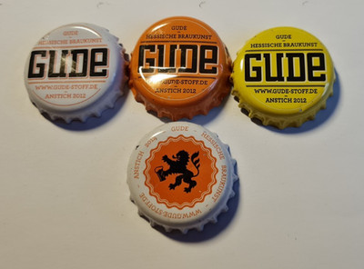 GUDE Hessische Braukunst Kronkorken/bottle cap/capsule/Chapa cerveza/tappi