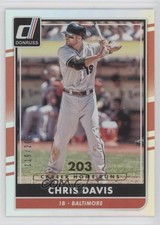 2016 Panini Donruss Stat Line Career 119/203 Chris Davis #91 sh7