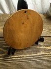 Vintage Wooden Fawn Plaque Bambi Style Circular Cutout Painted Kitsch 1950s — photo 8