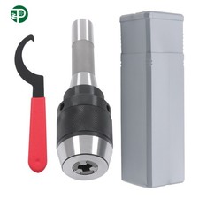 High Precision 1/32In - 1/2In Keyless Drill Chuck with R8 Integral Shank