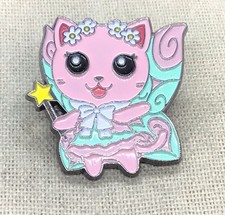 Silver Tone Enameled Character/Cartoon Fashion Pin G629