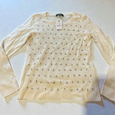 NEW Saks Fifth / Cashmere Sweater Size Medium Brand New With Tag  Retail: 219