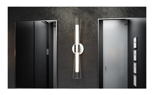 Bathroom Light Fixture,Vanity Light Amara Integrated LED Polished Chrome NEW  - Picture 7 of 8