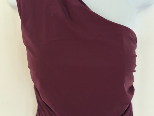 J. Crew One Shoulder Badeanzug Rüschen Einteiler Badeanzug Lila Gr. 22 Neu mit Etikett - Bild 7 von 19