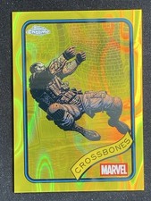 Crossbones 2025 Topps Chrome Marvel Yellow Lava Refractor #42
