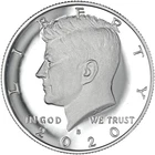 2020 S PROOF SILVER KENNEDY HALF DOLLAR