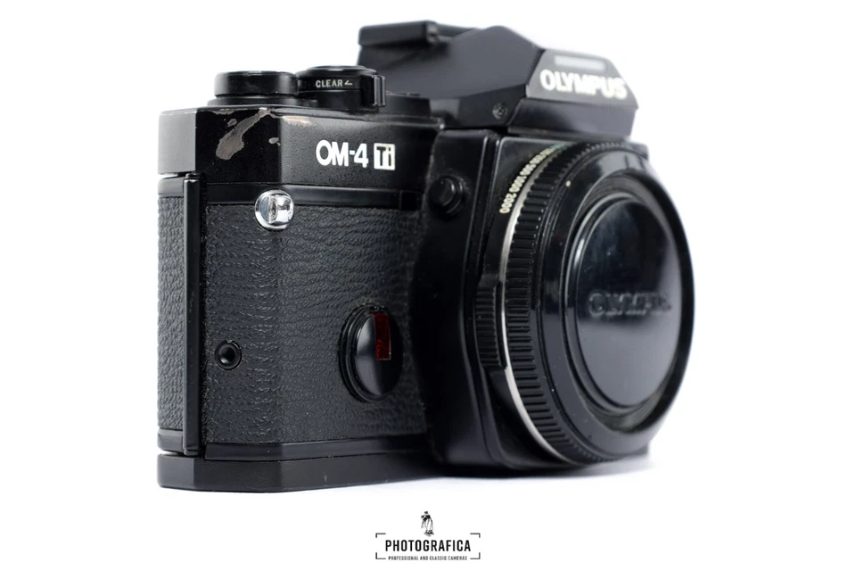 Olympus OM-4 Ti Schwarz 35mm Analoge SLR Kamera #1174439 - Bild 2 von 4