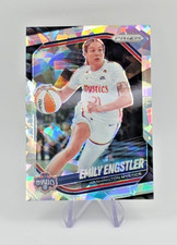 2025 Panini Prizm WNBA Emily Engstler Cracked Ice #84 Washington Mystics