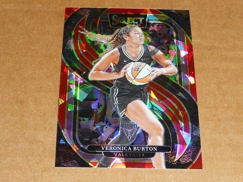 2025 Panini Select WNBA Basketball Red Ice Veronica Burton #172