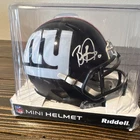 Brian Burns Riddell New York Giants Football Mini Helmet Autographed JSA