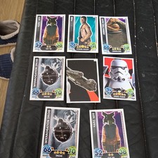 8 Topps Force Attack Star Wars Trading Cards No Duplicates