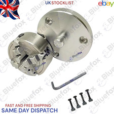 Independent 70mm 4 Jaw 2-3/4" Inch Mini Lathe Chuck M14 x 1 Thread & Backplate