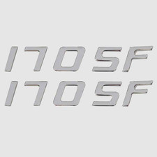 Sea Ray Boat Raised Decal 2065344 | 170 SF Silver 147303-01 (Pair)