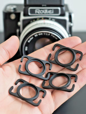 Lens Cap Strap Holders for Rollei 80  mm with 50mm Wide Strap - Set of 4