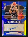 Ariel Hukporti 2024 Prizm Penmanship Draft Rookie RC Auto Blue Prizm /149