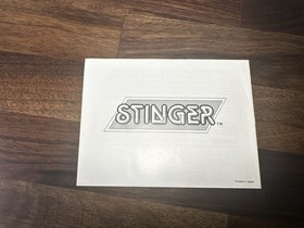 Stinger Nintendo NES 1st Print 5 Screw Hang Tab  Complete CIB - RARE w/ manual
