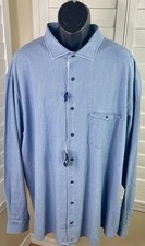 Johnnie-O Hancock Wake LS Button Up Shirt, Big Tall Men s 4XLT - NWT 148.00