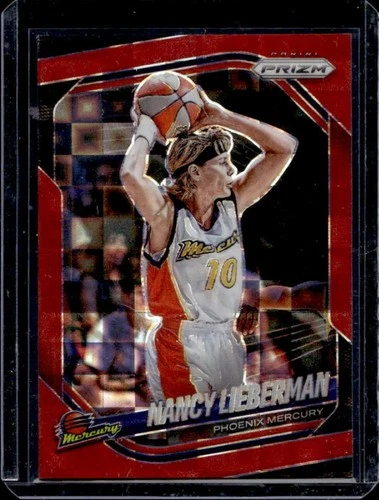 2025 Panini WNBA Prizm Nancy Lieberman Red Pandora #/199 Mercury