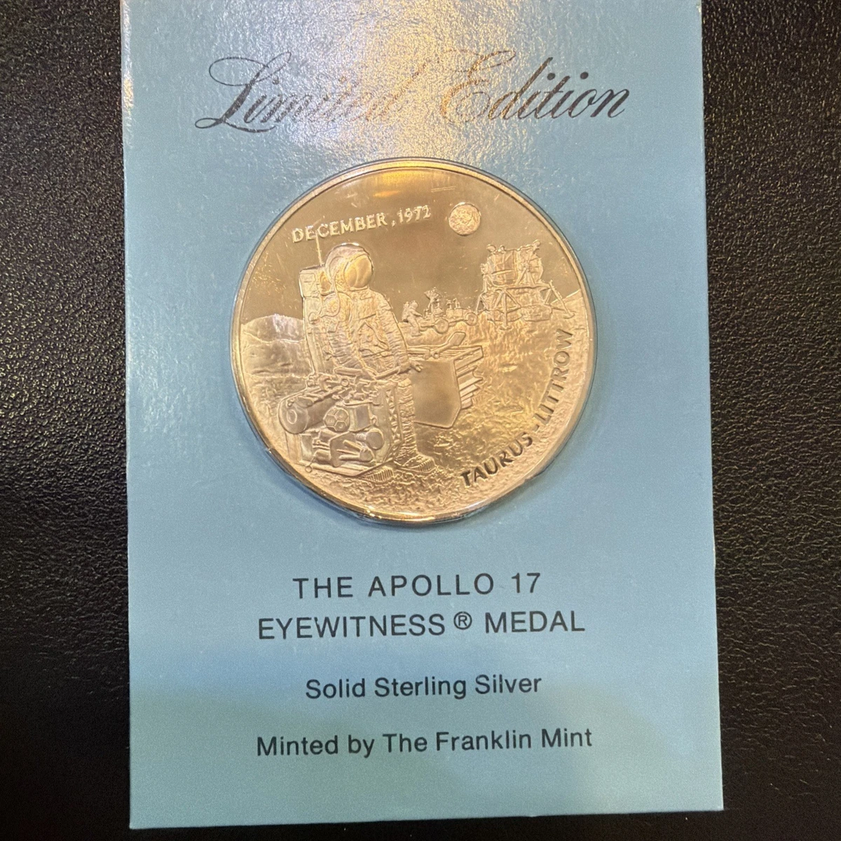 Apollo 17 Medal In Numismatic Medals for sale | eBay