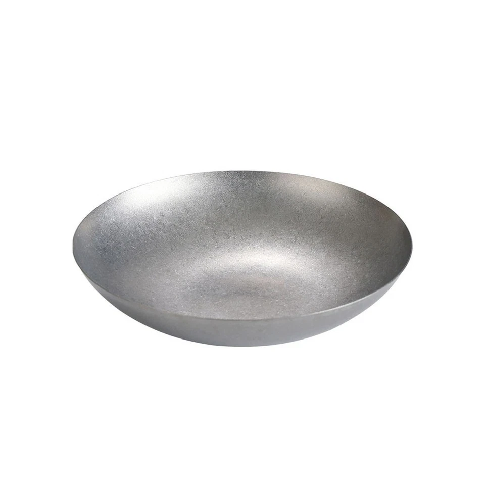 Round Deep Metal Plate 304 Stainless Steel for Salad Condiments Serving - Image 2 of 4