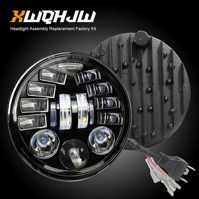 2PCS 5 3/4'' 5.75'' for Chevrolet Corvette C1 C2 C3 LED Headlights Hi-Lo Beam DOT