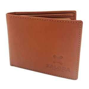 Portefeuille en cuir Slim Bifold Hunter pour hommes avec RFID Blocage pour le transport quotidien