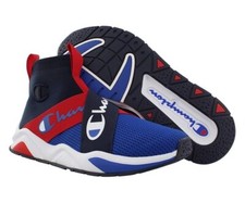 Champion Z1659 Youth Rally Crossover 'Surf The Web' Sock Sneakers Size 6 Y