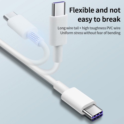 1.5M USB A to Type C Fast Charger Cord 5A USB C Cable For Samsung iPhone Android - Picture 7 of 8
