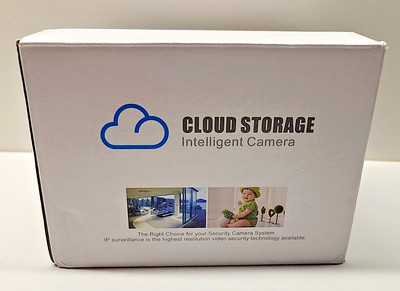 THREE Cloud Storage Intelligent White Cameras Surveillance 1080 High Resolution