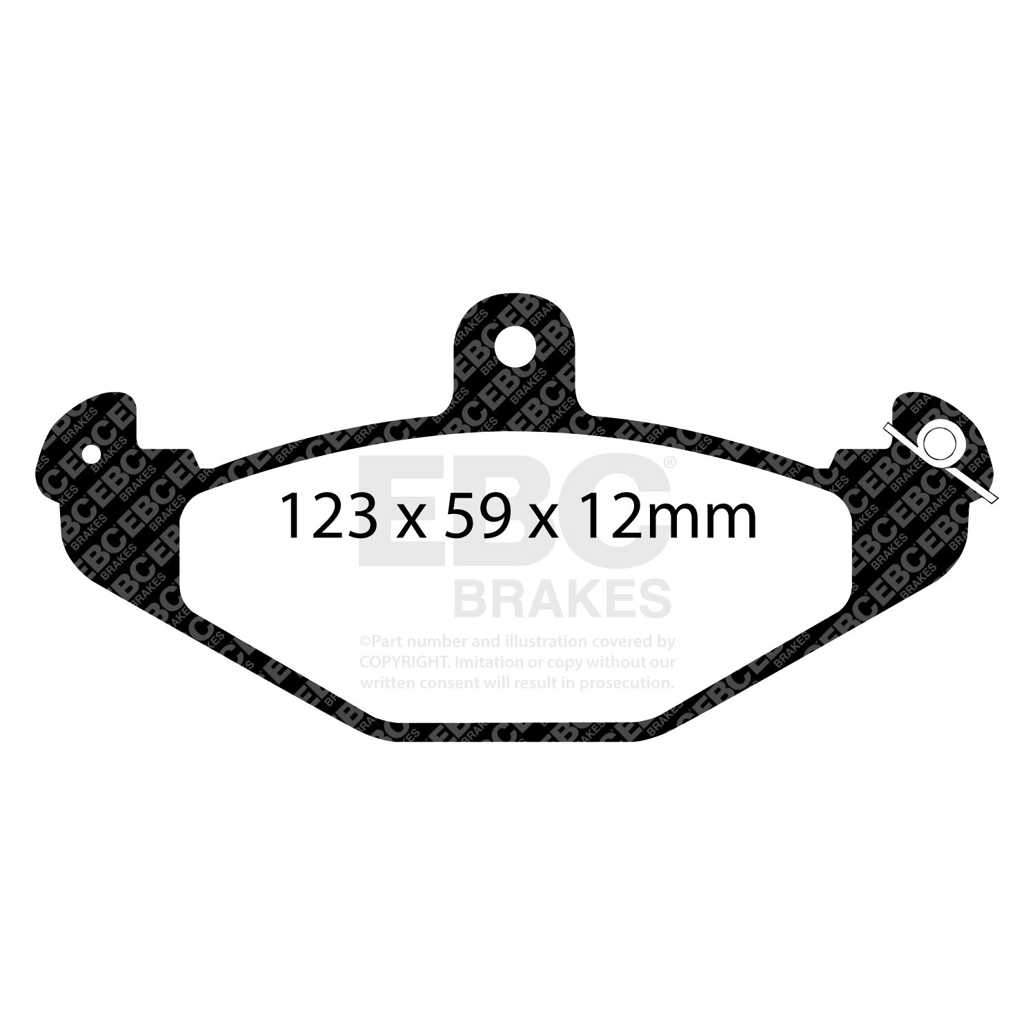 EBC Brake Pad and Rotor Kit to fit Rear For LOTUS S12KR1418