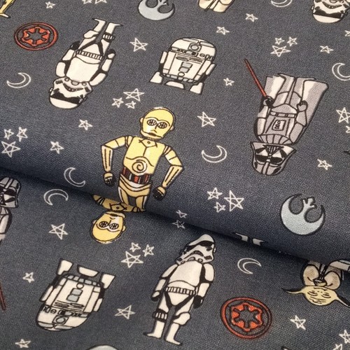 25 Star Wars Baumwolle Stoffe Darth Vader Mandalorian Baby Yoda pro Meter - Picture 118 of 205