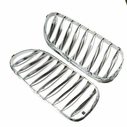 2pcs For BMW Z4 Coupe E85 2003-2009 Convertible Front Kidney Grille Grill Chrome - Bild 5 von 10
