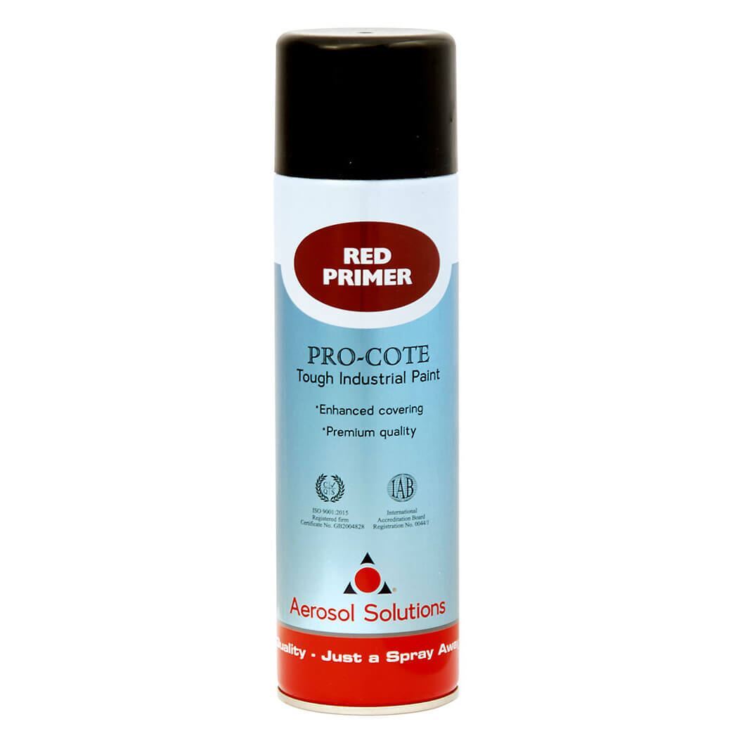 Aerosol Solutions Red Pro-Cote Primer Spray Paint 500Ml - Image 3