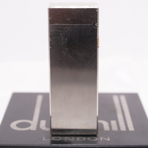Seltenes Dunhill Feuerzeug gebürstete Silberplatte_Ultraschall gereinigt_Funktioniert - Bild 6 von 18