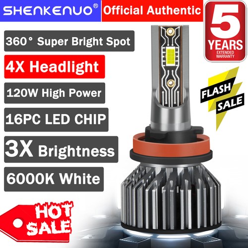 For Chevy Impala 2006 2007 2008-2013 Combo 4X 6000K LED Headlight Hi-Lo Bulb V2T - Foto 1 di 10